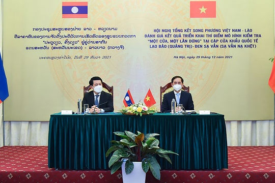 Đánh giá kết quả thí điểm mô hình kiểm tra “một cửa, một lần dừng” tại cửa khẩu Lao Bảo - Đen Sạ Vẳn