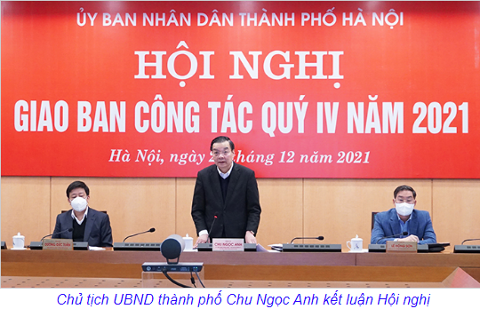 Hà Nội quyết tâm hoàn thành các chỉ tiêu năm 2021 để thúc đẩy tăng trưởng kinh tế