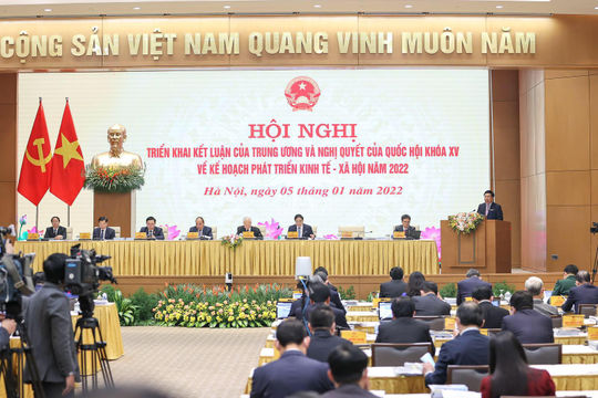 Hội nghị Chính phủ với các địa phương: Đánh giá kết quả năm 2021, triển khai nhiệm vụ năm 2022 Hội nghị Chính phủ với các địa phương: Đánh giá kết quả năm 2021, triển khai nhiệm vụ năm 2022
