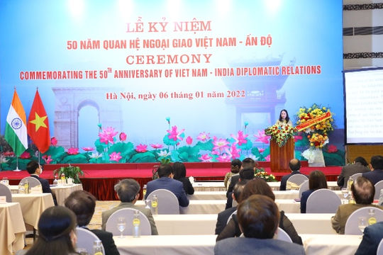 Kỷ niệm 50 năm thiết lập quan hệ ngoại giao Việt Nam - Ấn Độ Kỷ niệm 50 năm thiết lập quan hệ ngoại giao Việt Nam - Ấn Độ