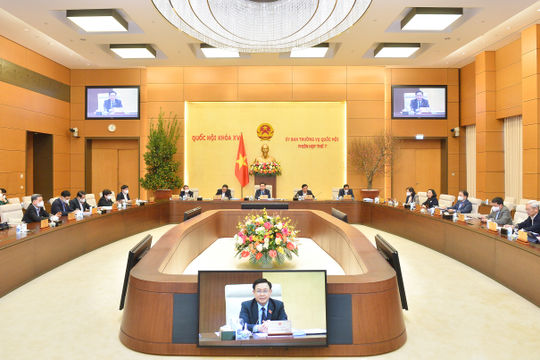 Ủy ban Thường vụ Quốc hội bế mạc Phiên họp thứ 7