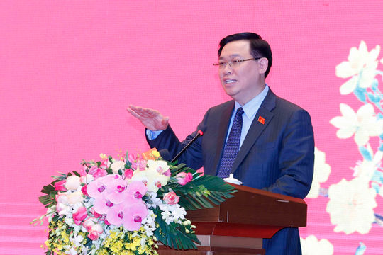 Chủ tịch Quốc hội Vương Đình Huệ chủ trì gặp mặt nguyên lãnh đạo Quốc hội, nguyên Ủy viên Ủy ban Thường vụ Quốc hội nhân dịp Xuân Nhâm Dần 2022