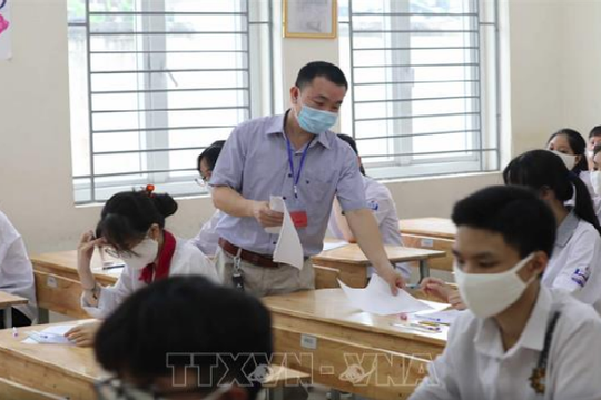 Hà Nội: Tổ chức ba môn thi vào lớp 10 công lập không chuyên