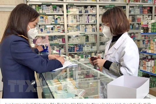 Hà Nội: Xử lý vi phạm hành chính 67 cơ sở kinh doanh thuốc, trang thiết bị y tế phục vụ phòng, chống Covid-19