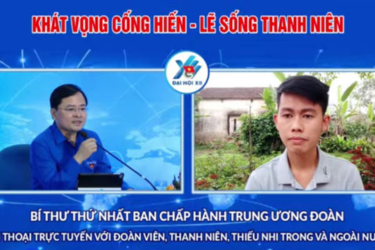 Đối thoại với Bí thư thứ nhất T.Ư Đoàn TNCS Hồ Chí Minh về khát vọng cống hiến, lẽ sống thanh niên