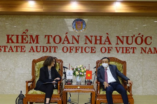 Tổng Kiểm toán nhà nước Trần Sỹ Thanh tiếp Giám đốc quốc gia Ngân hàng Thế giới tại Việt Nam