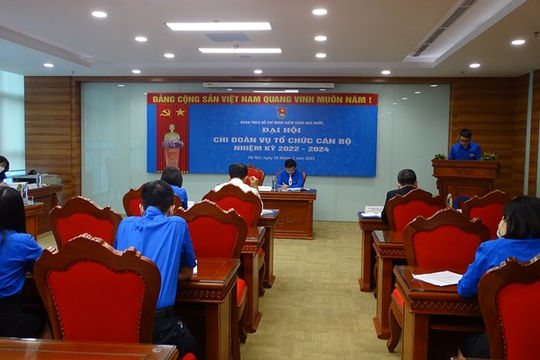 Chi đoàn Vụ Tổ chức cán bộ tổ chức thành công Đại hội nhiệm kỳ 2022-2024 Chi đoàn Vụ Tổ chức cán bộ tổ chức thành công Đại hội nhiệm kỳ 2022-2024