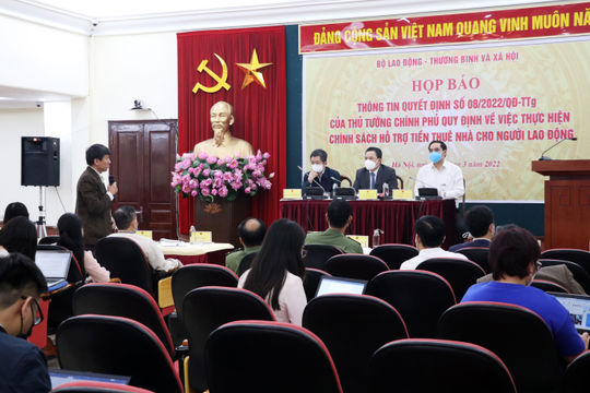 3,4 triệu lao động sẽ được hỗ trợ tiền thuê nhà