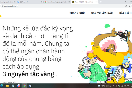 Ra mắt website giúp nhận biết về lừa đảo trực tuyến