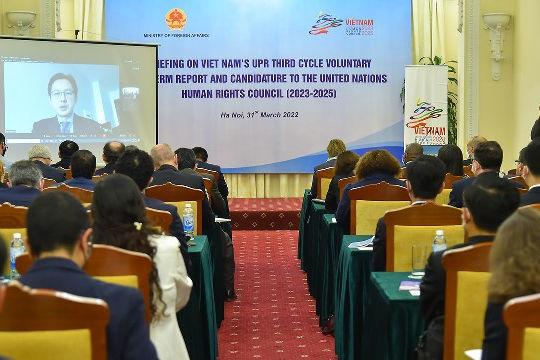 Việt Nam cam kết thúc đẩy và bảo vệ các quyền con người