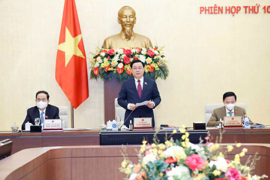 Khai mạc Phiên họp thứ 10 của Ủy ban Thường vụ Quốc hội
