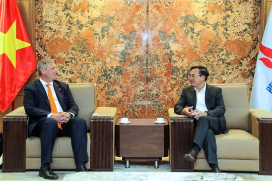 Petrovietnam và Tập đoàn CIP (Đan Mạch) thúc đẩy hợp tác trong lĩnh vực năng lượng tái tạo