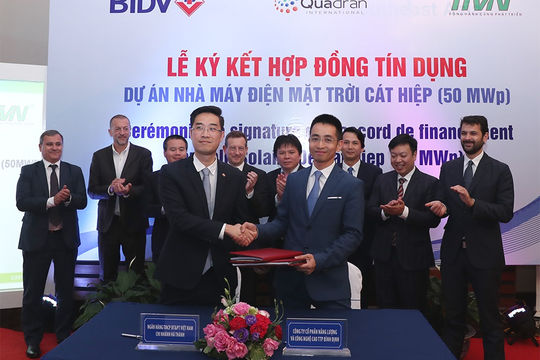 BIDV nỗ lực cung ứng vốn cho các dự án năng lượng tái tạo BIDV nỗ lực cung ứng vốn cho các dự án năng lượng tái tạo