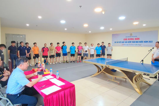 Công đoàn KTNN tổ chức thành công giải bóng bàn các tay vợt xuất sắc năm 2022