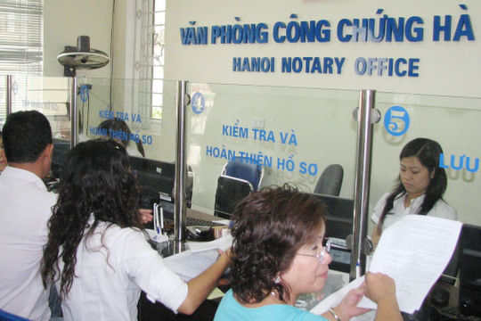 Đề nghị xây dựng Dự án Luật Công chứng (sửa đổi)