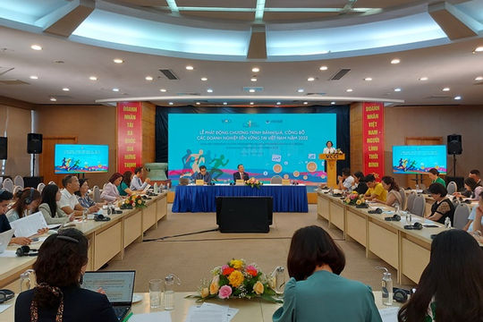 Phát động Chương trình đánh giá, công bố doanh nghiệp bền vững năm 2022 Phát động Chương trình đánh giá, công bố doanh nghiệp bền vững năm 2022