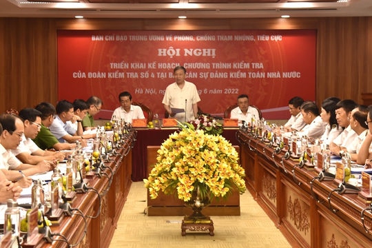 Triển khai kế hoạch, chương trình kiểm tra phòng, chống tham nhũng tại Kiểm toán nhà nước