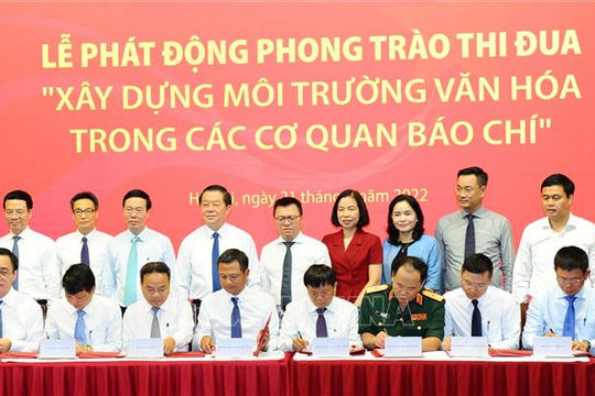 12 tiêu chí xây dựng cơ quan báo chí, người làm báo văn hóa