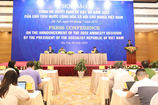 Công bố Quyết định đặc xá năm 2022 của Chủ tịch nước