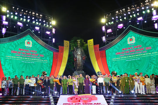 Chương trình hòa nhạc đặc sắc, ấn tượng, thắm tình đoàn kết của Cảnh sát các nước ASEAN+ 2022