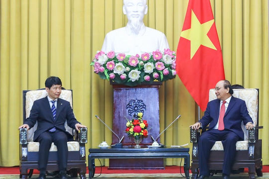 Chủ tịch nước Nguyễn Xuân Phúc tiếp Thống đốc tỉnh Gunma, Nhật Bản Chủ tịch nước Nguyễn Xuân Phúc tiếp Thống đốc tỉnh Gunma, Nhật Bản