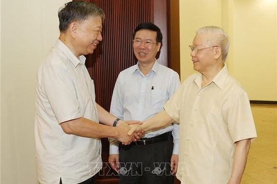 Tổng Bí thư Nguyễn Phú Trọng chủ trì họp Ban Chỉ đạo Trung ương về phòng, chống tham nhũng, tiêu cực