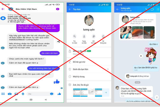 Mạo danh cơ quan bảo hiểm xã hội hỗ trợ nhận trợ cấp bảo hiểm xã hội, bảo hiểm thất nghiệp
