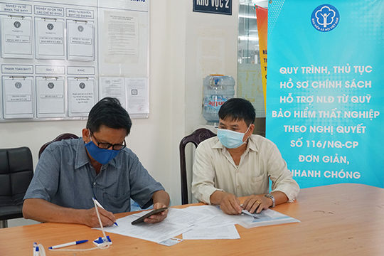 Đã chi hỗ trợ từ Quỹ Bảo hiểm thất nghiệp đạt khoảng 98% tổng số hồ sơ