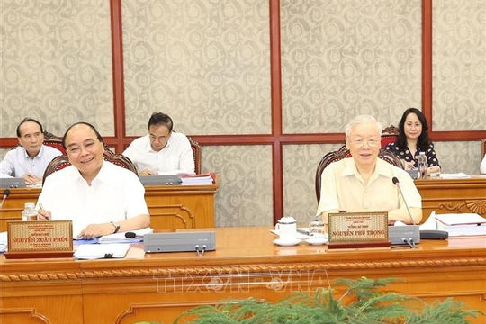 Bộ Chính trị cho ý kiến một số Đề án trình Hội nghị Trung ương 6