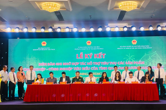 Thúc đẩy tiêu thụ sản phẩm tiêu biểu, đặc trưng của tỉnh Thái Bình trên các kênh truyền thống, hiện đại