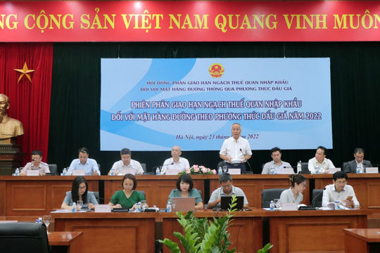 Công bố 07 doanh nghiệp được phân giao hạn ngạch thuế quan nhập khẩu 109.000 tấn đường