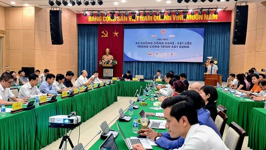 Thúc đẩy phát triển vật liệu xây dựng tiết kiệm năng lượng, thân thiện với môi trường Thúc đẩy phát triển vật liệu xây dựng tiết kiệm năng lượng, thân thiện với môi trường