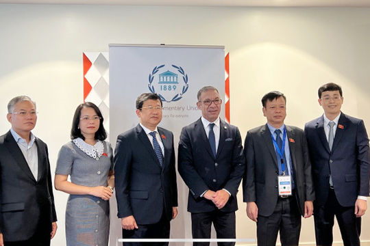 Đoàn đại biểu Quốc hội Việt Nam tham dự Hội nghị IPU-145