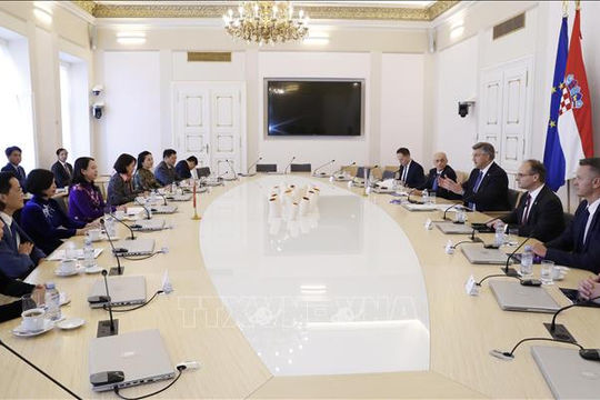 Phó Chủ tịch nước Võ Thị Ánh Xuân hội đàm với Thủ tướng Croatia