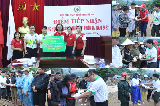 PVFCCo sẻ chia, thăm hỏi đồng bào vùng lũ Kỳ Sơn, tỉnh Nghệ An