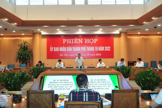 Hà Nội: Xem xét các nội dung về cải cách thủ tục hành chính, phát triển thương mại điện tử