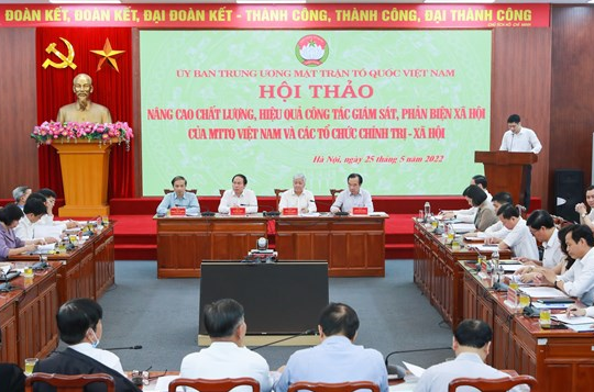 Mặt trận Tổ quốc: Hoàn thành giám sát nhiều nội dung được nhân dân quan tâm
