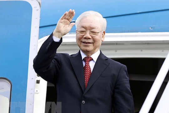 Tổng Bí thư Nguyễn Phú Trọng đến Bắc Kinh, bắt đầu thăm chính thức Cộng hòa Nhân dân Trung Hoa