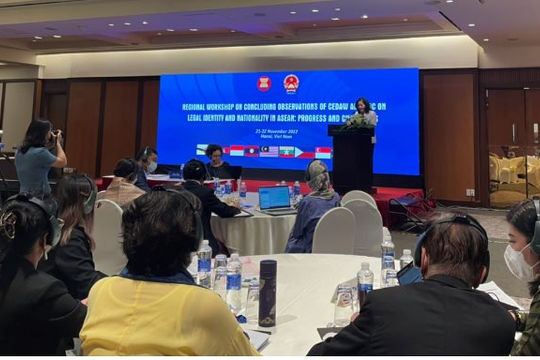 Thúc đẩy bảo vệ quyền của phụ nữ và trẻ em