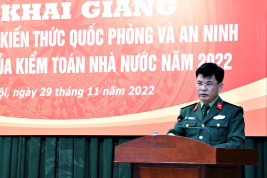 Khai giảng Lớp Bồi dưỡng quốc phòng an ninh cho đối tượng 3