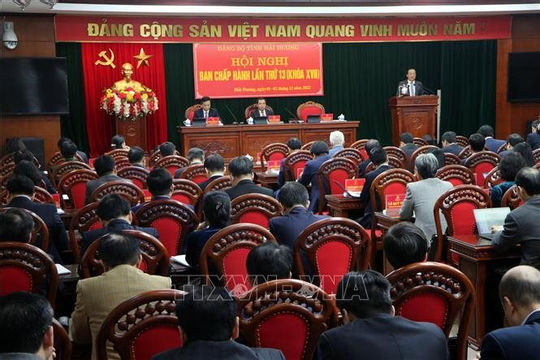 Hải Dương: Xây dựng, chỉnh đốn Đảng là nhiệm vụ quan trọng Hải Dương: Xây dựng, chỉnh đốn Đảng là nhiệm vụ quan trọng