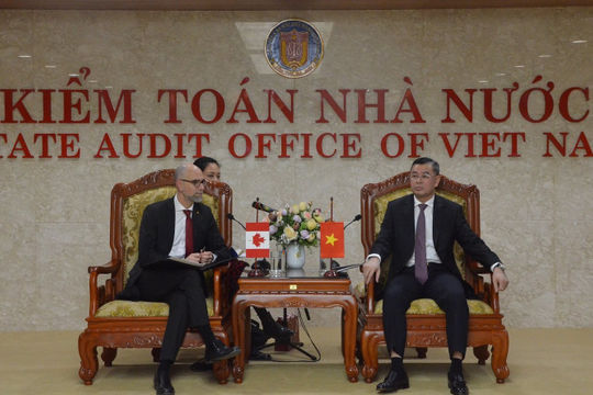 Tổng Kiểm toán nhà nước Ngô Văn Tuấn tiếp Đại sứ Đặc mệnh toàn quyền Canada tại Việt Nam