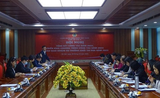 Khối Thi đua II, Công đoàn Viên chức Việt Nam hoàn thành xuất sắc kế hoạch công tác năm 2022