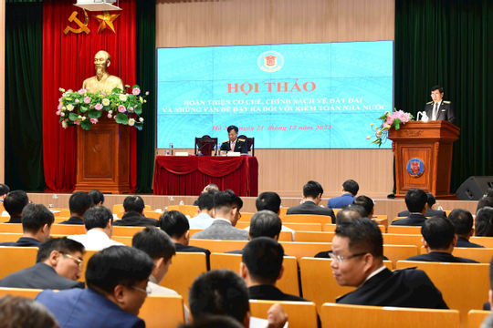 Khai mạc Hội thảo “Hoàn thiện cơ chế, chính sách về đất đai và những vấn đề đặt ra đối với Kiểm toán nhà nước” Khai mạc Hội thảo “Hoàn thiện cơ chế, chính sách về đất đai và những vấn đề đặt ra đối với Kiểm toán nhà nước”