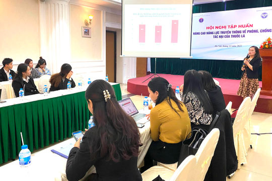 Nâng cao năng lực truyền thông về phòng chống tác hại của thuốc lá