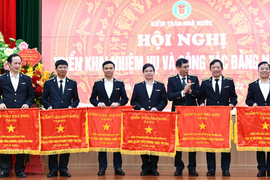 Những hình ảnh tại Hội nghị triển khai nhiệm vụ và công tác Đảng năm 2023 của Kiểm toán nhà nước