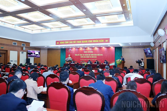 Hội nghị trực tuyến triển khai nhiệm vụ công tác năm 2023 của ngành Nội chính Đảng Hội nghị trực tuyến triển khai nhiệm vụ công tác năm 2023 của ngành Nội chính Đảng