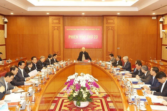 Tổng Bí thư chủ trì Phiên họp BCĐ TW về phòng, chống tham nhũng