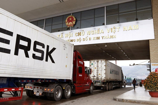 Tổng trị giá hàng hoá xuất, nhập khẩu qua cửa khẩu tại Lào Cai trong dịp Tết Nguyên đán đạt 8.533.168 USD