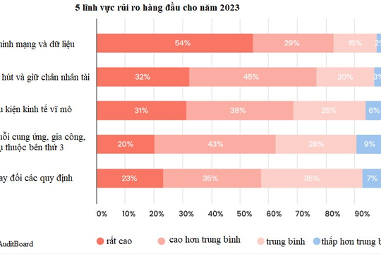 Kiểm toán nội bộ 2023: Củng cố nội bộ, sẵn sàng đối đầu với hàng loạt rủi ro